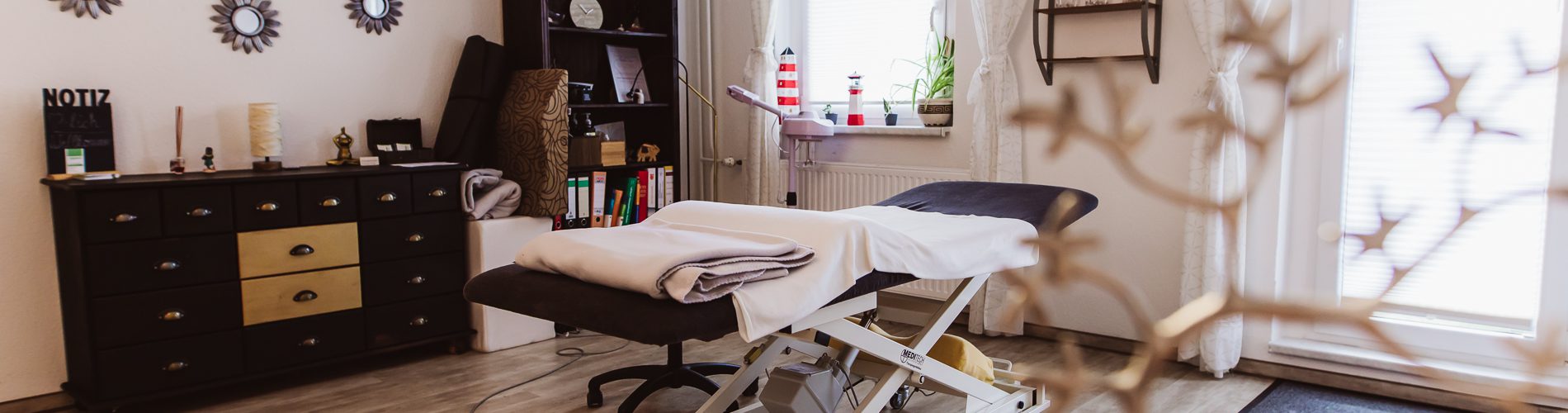 Behandlungsraum Physiotherapie im Leuchtturm